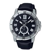 Casio Analog Leather Strap Men’s Watch image