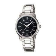 Casio Black Dial Stainless Steel watch for Ladies image