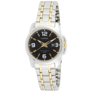  Casio Enticer Date Ladies Chain Watch - LTP-1314SG-1AVDF