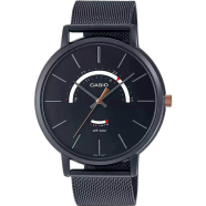  Casio MTP-B105MB-1AVDF Enticer Day Date Mesh Chain Watch image