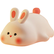  Cute Rabbit Night Lamp Room Decor Led Light For Kids Gift- image