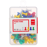 Deli Color Push Pin(Assorted) 1 Box - Multicolor - E031 icon