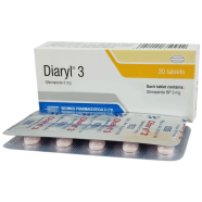  Diaryl 3 mg Tablet 10's Strip image
