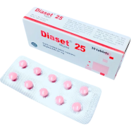  Diaset 25 mg Tablet 10's Strip image
