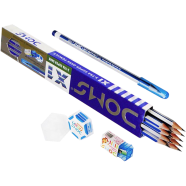 Doms X1 Super Dark Pencil Free Sharpner and Eraser