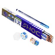 Doms X1 Super Dark Pencil Free Sharpner and Eraser image