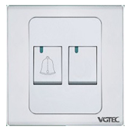  Door bell with 1 gang switch (Exclusive series) image
