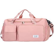  Fashionable Large Capacity Travel Gym Bag Pink image