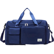  Fashionable Large Capacity Travel Gym Bag Blue image