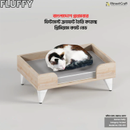  Fitment Craft Fluffy Cat Bed With Foam image