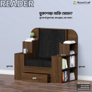  Fitment Craft Reader Bookshelf cum Sofa image