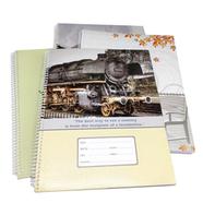 Floral Spiral Khata (White) - 300 Pages (Any Design) image