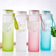  Hello Master Frosted Glass Drinking Water Bottle 500 ml image