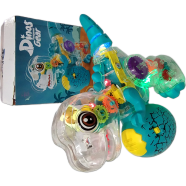  Interactive Dinosaur Toy Music Lights Auto Rotate And Transparent Gear Design For Kids image