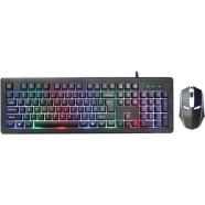  Jedel GK105 2 In 1 Wired Rgb Light Optical Gaming Mouse And Keyboard Combo image