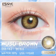  Ksseye Wusu Brown Color Contact Lens with Lens Kit Box image