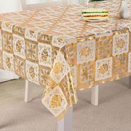 Luxury Dining Table PVC Cloth Mat Gold 84/55 Inch image