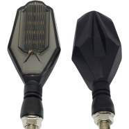  Motorcycle Universal IP67 Waterproof Turn Signal Indicator Drl Led Light Multicolor 1 Set image