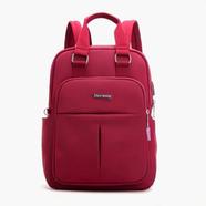  New Leisure Nylon Ladies China Backpack Maroon image