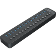  ORICO 16 Port USB Hub Pro Expansion Solution CT2U3-16AB-GY-BP image
