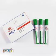  Petra Mira Whiteboard Marker - Green.Bt 12 Pcs