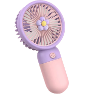  Portable Mini Fan Strong Wind Fashion Fan Rechargeable Cute Mini Fan Hand Fan Handheld Fan Summer Supplies 1 Pcs image