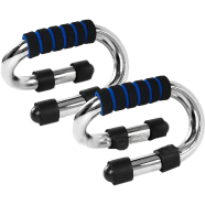  Push Up Bars-2 Pcs - Black And Silver icon