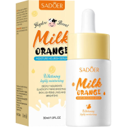  Sadoer Fruit And Milk Extract Whitening Moisturizing Repair The Skin Milk Orange Facial Serum - 30ml image