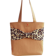  Samia Craft Stylish Fashionable Trendy Bow Tote Bag With Zipper image