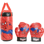 Spider-Man Cartoon Kids Training Gloves – Boxing and Sandbag Toy Set for Children image