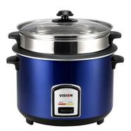 VISION Rice Cooker 1.8 L 40-06 SS Double Pot Blue - 873209 image