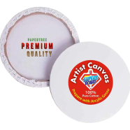 White Round Canvas 10x10 inch