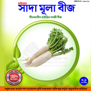 সাদা মূলা বীজ ইন্টেক প্যাক ১ গ্রাম