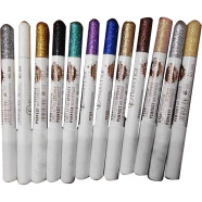 Flormar Glitter Eyeshadow Pencil (Pack of 12 Multicolor) image