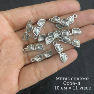 Silver Metal Charms And Pendants For Jewelry Making DIY image
