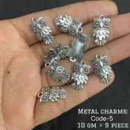 Silver Metal Charms And Pendants For Jewelry Making DIY image