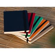 ডেইলি জার্নাল ব্ল্যাক, ক্রাফট, রেড, অরেঞ্জ এন্ড গ্রীন নোটবুক উইথ ইলাস্টিক ব্যান্ড ৫-প্যাক (প্রিমিয়াম) image