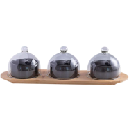 Acrylic Jam Jar Salt Pot Suger Pot Acrylic Jar - In Line With Current Trends - Premium Quality - Eco-Friendly image