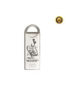 Teutons Metallic Knight Finder Flash Drive - 64GB (Silver)