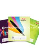 Fresh Math Plain Khata (Standard Large) - 4 Pcs - Stapler Binding -204 Page