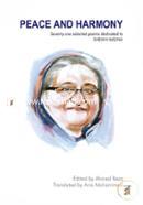 Peace and Harmony (Seventy-one selected poems dedicated to Sheikh Hasina) image