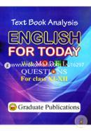 Text Book Analysis: English For Today With Model Questions (For Class XI-XII) image