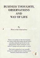 Business Thoughts, Observations And Way Of Life image
