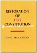 Restoration of 1972 Constitution image