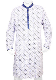 Blue Star Printed Short Panjabi (P130) image