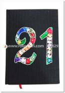 Black Color 21 Nakshi Notebook - NB-N-C-86-1025 image
