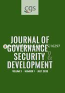 Journal of Governance Security and Development : Volume-1 image