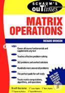 Schaum's Outline of Matrix Operations image