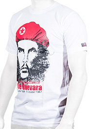 Che Guevara(white) Men Cotton T-Shirt(TS117) image
