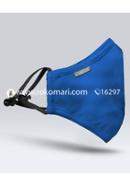 Fabrilife Premium 7 Layer cotton face Mask - Royal Blue Color
